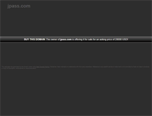 Tablet Screenshot of jpass.com